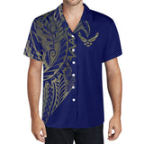 Tribal Air Force Mens Hawaiian Casual Shirt