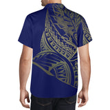 Tribal Air Force Mens Hawaiian Casual Shirt