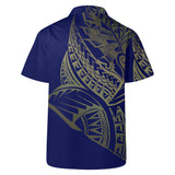 Tribal Air Force Mens Hawaiian Casual Shirt
