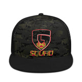 G SQUAD 2023 Front Printing Mesh Hip-hop Hats