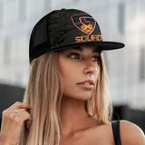 G SQUAD 2023 Front Printing Mesh Hip-hop Hats