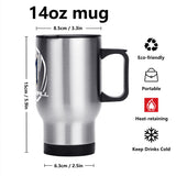 Marina Mariners Volleyball Stainless Steel Travel Coffee Mug (14 oz)