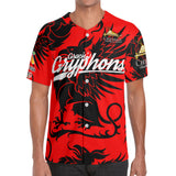 Gracies Gryphons Short Sleeve Baseball Jersey