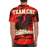 Gracies Gryphons 2 Short Sleeve Baseball Jersey