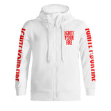 Ignite Your Fire - Adult Full Zip Turtleneck Hoodie Streetwear
