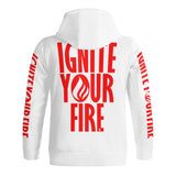 Ignite Your Fire - Adult Full Zip Turtleneck Hoodie Streetwear