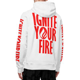 Ignite Your Fire - Adult Full Zip Turtleneck Hoodie Streetwear