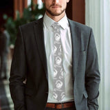 Chenega Team Eagle - Gray All Over Print Unisex Bandana Tie Necktie
