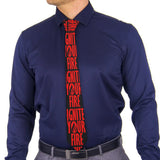 Ignite Your Fire - Black All Over Print Unisex Bandana Tie Necktie