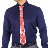 Ignite Your Fire - White All Over Print Unisex Bandana Tie Necktie