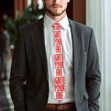 Ignite Your Fire - White All Over Print Unisex Bandana Tie Necktie