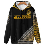 North County Bulldogs #9-#12 Manuofetoa 3 - Mens Lightweight All Over Print Hoodie