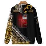 North County Bulldogs #9-#12 Manuofetoa 3 - Mens Lightweight All Over Print Hoodie
