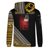 North County Bulldogs #9-#12 Manuofetoa 3 - Mens Lightweight All Over Print Hoodie