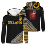 North County Bulldogs #9-#12 Manuofetoa 3 - Mens Lightweight All Over Print Hoodie