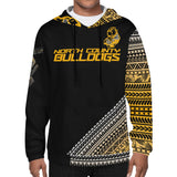North County Bulldogs #9-#12 Manuofetoa 3 - Mens Lightweight All Over Print Hoodie