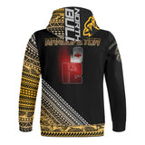 North County Bulldogs #9-#12 Manuofetoa 4 - Adult Full Zip Turtleneck Hoodie Streetwear