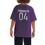 Familian Dodo Reunion Purple Childrens Loose Fit Short Sleeve T-Shirt Pull on Tees