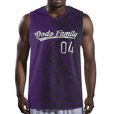 Familian Dodo Reunion Purple Basketball Jersey Tank Top