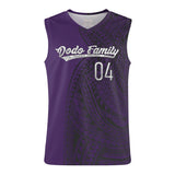 Familian Dodo Reunion Purple Basketball Jersey Tank Top