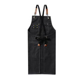 Chenega Team Eagle - Unisex Canvas Cross Back Chef Aprons Multifunction with Large Pockets