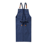 Chenega Team Eagle - Unisex Canvas Cross Back Chef Aprons Multifunction with Large Pockets