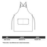 Chenega Team Eagle - Unisex Canvas Cross Back Chef Aprons Multifunction with Large Pockets