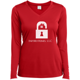 Inspired Homes,  LLC Ladies’ Long Sleeve Performance V-Neck Tee