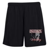 Seaside Spartans Wrestling Ladies' Moisture-Wicking 7 inch Inseam Training Shorts