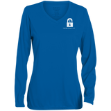 Inspired Homes,  LLC Ladies' Moisture-Wicking Long Sleeve V-Neck Tee