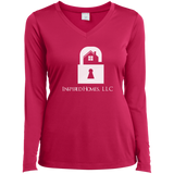 Inspired Homes,  LLC Ladies’ Long Sleeve Performance V-Neck Tee