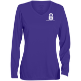 Inspired Homes,  LLC Ladies' Moisture-Wicking Long Sleeve V-Neck Tee