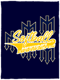 Marina Mariners Softball Cozy Plush Fleece Blanket - 30x40