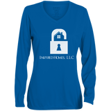 Inspired Homes,  LLC Ladies' Moisture-Wicking Long Sleeve V-Neck Tee