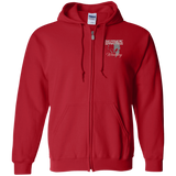 Seaside Spartans Wrestling Gildan Zip Up Hooded Sweatshirt