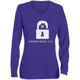 Inspired Homes,  LLC Ladies' Moisture-Wicking Long Sleeve V-Neck Tee