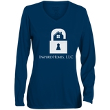 Inspired Homes,  LLC Ladies' Moisture-Wicking Long Sleeve V-Neck Tee