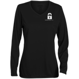 Inspired Homes,  LLC Ladies' Moisture-Wicking Long Sleeve V-Neck Tee