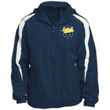 Marina Mariners Softball Fleece Lined Colorblock Hooded Jacket