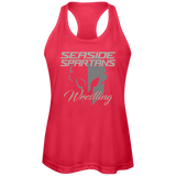 Seaside Spartans Wrestling Team 365 Womens Zone Racerback Tank